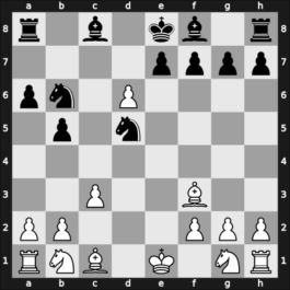 1955 Novi Sad – Round 7 – Matulovic, Milan – 1-0 – Janosevic, Dragoljub – G62