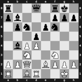 1955 Novi Sad – Round 14 – Udovcic, Mijo – 1-0 – Matanovic, Aleksandar – G105