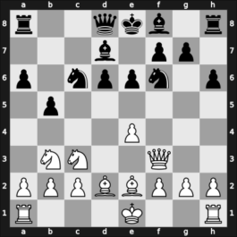 1955 Odessa – Round ? – Zagorovsky, Vladimir – 1-0 – Yudovich, Mikhail M – G5