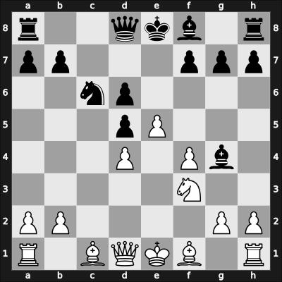 1955 Paris – Round 1 – Lopez Molnar, Aidan Mikael – 0-1 – Tartakower, Savielly – G3