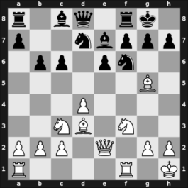 1955 Paris – Round 2 – Tartakower, Savielly – 1/2-1/2 – Noradounghian, Georges – G4