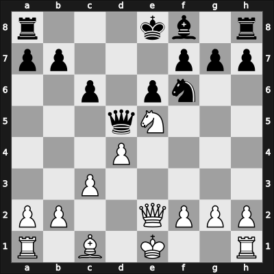 1955 Paris – Round 4 – Noradounghian, Georges – 1/2-1/2 – Molnar, Francois – G9