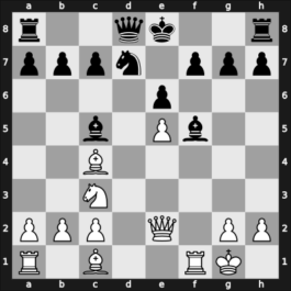 1955 Paris – Round 6 – Tartakower, Savielly – 1-0 – Ravn, Palle – G14