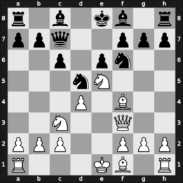 1955 Paris – Round 6 – Noradounghian, Georges – 0-1 – Popel, Stepan – G15