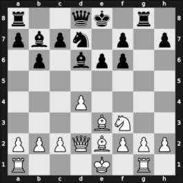 1955 Paris – Round 7 – Scherbakoff, Georges – 1/2-1/2 – Tartakower, Savielly – G18