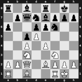 1955 Poland ch13 – Round 1 – Prochownik, Franciszek – 1/2-1/2 – Doda, Zbigniew – G7