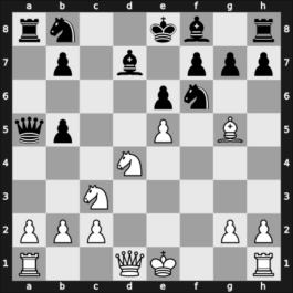 1955 Poland ch13 – Round 1 – Grabczewski, Romuald – 1-0 – Doda, Zbigniew – G3