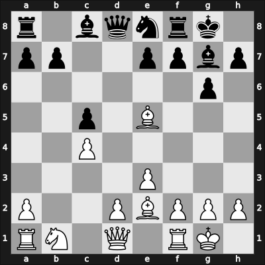 1955 Poland ch13 – Round 1 – Blaszczak, Czeslaw – 1/2-1/2 – Doda, Zbigniew – G5