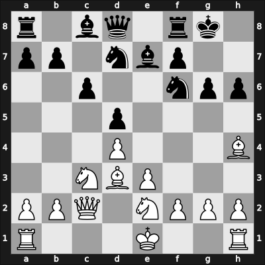 1955 Poland ch13 – Round 4 – Sliwa, Bogdan – 0-1 – Gniot, Tadeusz – G14