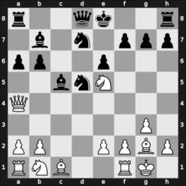1955 Poland ch13 – Round 14 – Dworzynski, Roman – 1/2-1/2 – Pytlakowski, Andrzej – G46