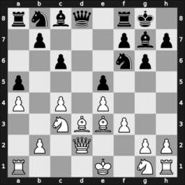 1955 Poland ch13 – Round 19 – Luczynowicz, Waclaw – 1/2-1/2 – Gromek, Jozef – G66