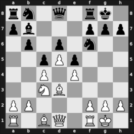 1955 Prague tm – Round 3 – Szabo, Laszlo – 1/2-1/2 – Sliwa, Bogdan – G12