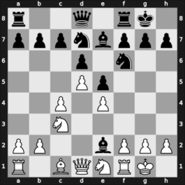 1955 Prague tm – Round 4 – Sajtar, Jaroslav – 1/2-1/2 – Arlamowski, Edward – G19