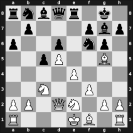 1955 Prague tm – Round 6 – Arlamowski, Edward – 0-1 – Kluger, Gyula – G39