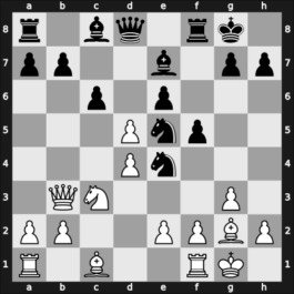 1955 Prague tm Prague CZE – Round 2 – Filip, Miroslav – 1/2-1/2 – Szabo, Laszlo – G14