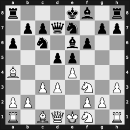 1955 ROM-FRA – Round 1.9 – Penel Francois – 0-1 – Ghitescu, Theodor – G4