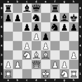 1955 ROM-FRA – Round 2.9 – Ghitescu, Theodor – 1-0 – Penel Francois – G10