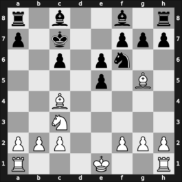 1955 RUS Ch – Round ? – Lepikhin – 1/2-1/2 – Krogius, Nikolai V – G9