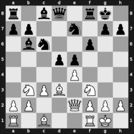 1955 URS Ch sf – Round 5 – Chistiakov, Alexander – 1/2-1/2 – Vladimirov, Boris T – G6
