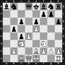 1955 URS Ch sf – Round 1 – Vladimirov, Boris T – 0-1 – Gusev, Aleksandr – G9