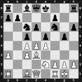 1955 URS Ch sf – Round 1 – Vladimirov, Boris T – 0-1 – Byvshev, Vasily – G21