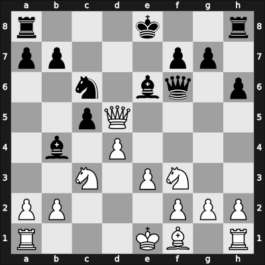 1955 URS Ch sf – Round 1 – Geller, Efim P – 1/2-1/2 – Estrin, Yakov – G26