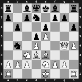 1955 URS Ch sf – Round 1 – Byvshev, Vasily – 1/2-1/2 – Gusev, Aleksandr – G70