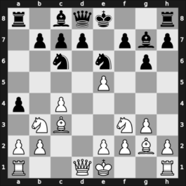 1955 URS Ch sf – Round ? – Taimanov, Mark E – 1/2-1/2 – Mukhitdinov, Mamadzhan – G79