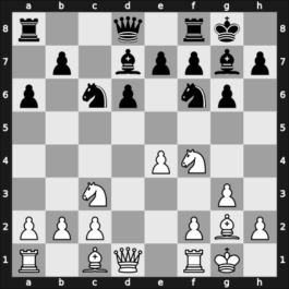 1955 URS Ch sf – Round ? – Tolush, Alexander V – 1-0 – Geller, Efim P – G87