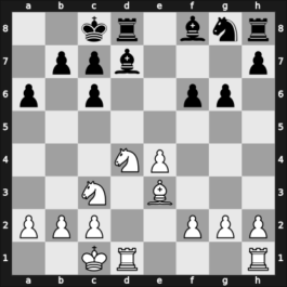 1955 URSS (URS Ch sf) – Round ? – Chistiakov, Alexander – 1/2-1/2 – Tolush, Alexander V – G96