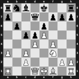 1955 URS Ch sf – Round 1 – Tal, Mikhail – 1/2-1/2 – Nei, Iivo – G5