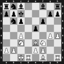 1955 URS Ch sf Moscow RUS – Round 1 – Tolush, Alexander V – 0-1 – Lutikov, Anatoly S – G5