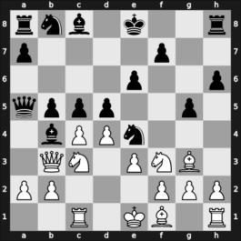 1955 URS Ch sf Moscow RUS – Round 1 – Tolush, Alexander V – 1/2-1/2 – Estrin, Yakov – G11