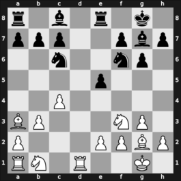 1955 URS Ch sf Moscow RUS – Round 1 – Bellin, Bruno – 0-1 – Krogius, Nikolai V – G19