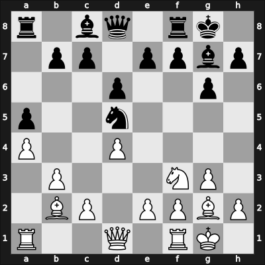 1955 URS Ch sf Moscow RUS – Round 1 – Lisitsin, Georgy – 1/2-1/2 – Lein, Anatoly – G31