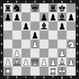 1955 URS Ch sf Moscow RUS – Round 11 – Lisitsin, Georgy – 1/2-1/2 – Byvshev, Vasily – G34