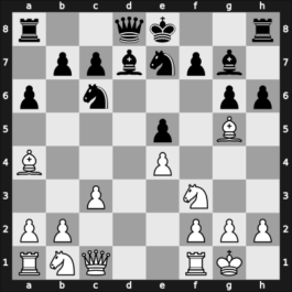 1955 URS-USA telex – Round 1 – Evans, Larry – 1/2-1/2 – Bronstein, David I – G5