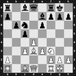 1955 URS-USA telex – Round 2 – Botvinnik, Mikhail – 1/2-1/2 – Reshevsky, Samuel – G6