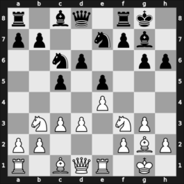 1955 URS-USA telex – Round 3 – Reshevsky, Samuel – 1/2-1/2 – Botvinnik, Mikhail – G15