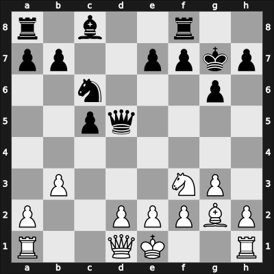 1955 USSR – Round 8 – Antoshin, Vladimir S – 1/2-1/2 – Stolyar, Danu Mikh – G7