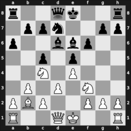 1955 USSR – Round 10 – Byvshev, Vasily – 1-0 – Krogius, Nikolai V – G9