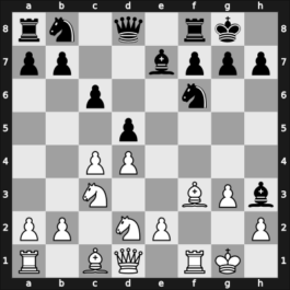 1955 USSR – Round 1 – Averbakh, Yuri L – 1-0 – Ragozin, Viacheslav – G2