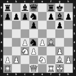 1955 USSR – Round 1 – Ufimtsev, Anatoly – 1-0 – Lilienthal, Andor – G3
