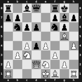 1955 USSR – Round 1 – Ragozin, Viacheslav – 1-0 – Vasiukov, Evgeni – G10