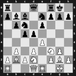 1955 USSR – Round 1 – Vasiukov, Evgeni – 0-1 – Polugaevsky, Lev – G13
