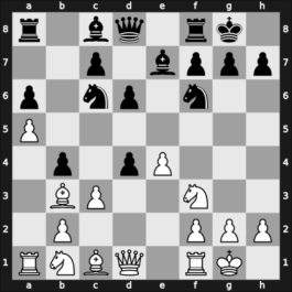 1955 URSS (USSR) – Round 9 – Tal, Mikhail – 1-0 – Neishtadt, Yakov – G69