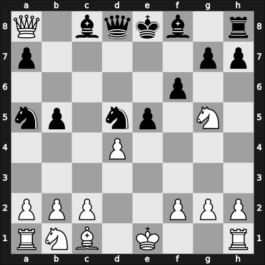 1955 USSR – Round 1 – Holdzhayev – 0-1 – Nezhmetdinov, Rashid – G23