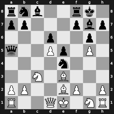 1955 Voros Lobogo – Round 4 – Sallay, Roland – 0-1 – Ozsvath, Andras – G22