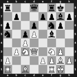 1955 Voros Lobogo – Round 6 – Forintos, Gyozo V – 1/2-1/2 – Ozsvath, Andras – G30