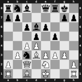 1955 Wch U20 final-A – Round 2 – Schweber, Samuel – 0-1 – Mednis, Edmar J – G4